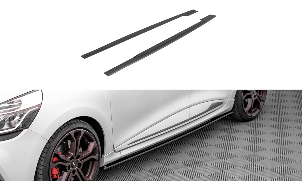 Maxton Design - Street Pro Seitenschweller Ansatz für Renault Clio RS Mk4 - Aerowerk.