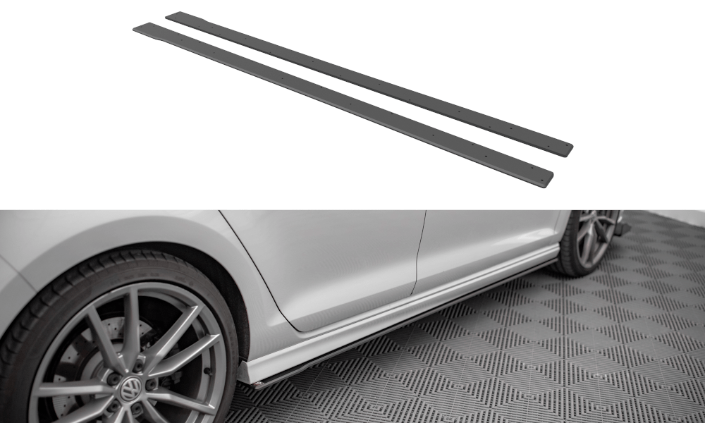 Maxton Design - Street Pro Seitenschweller Ansatz für Volkswagen Golf R Mk7 - Aerowerk.