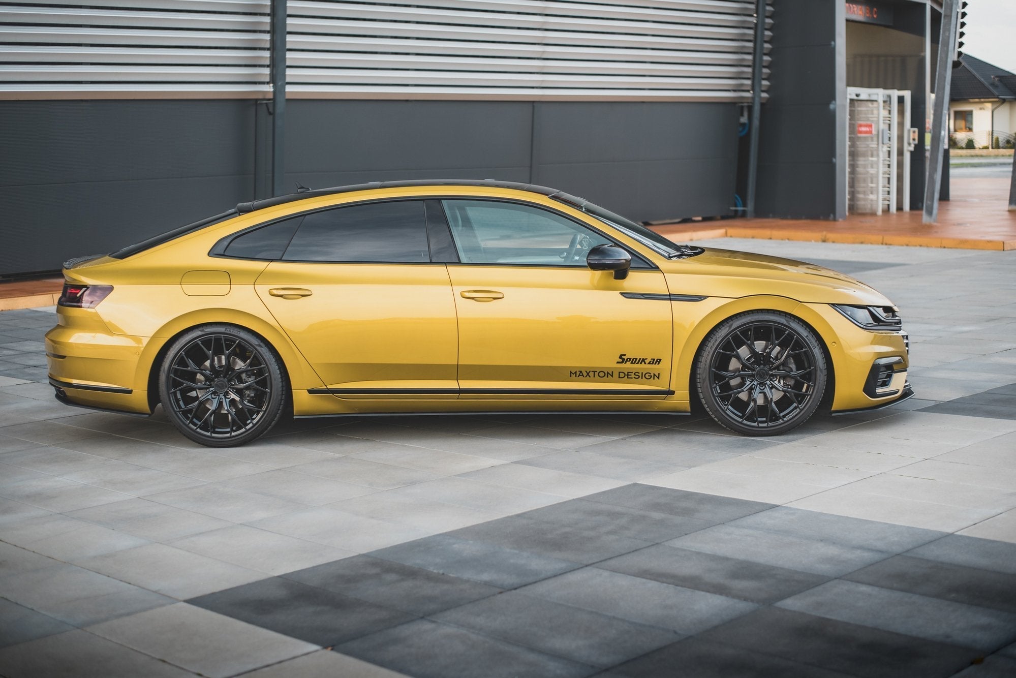 Maxton Design - Street Pro Seitenschweller Ansatz für VW Arteon R - Line - Aerowerk.