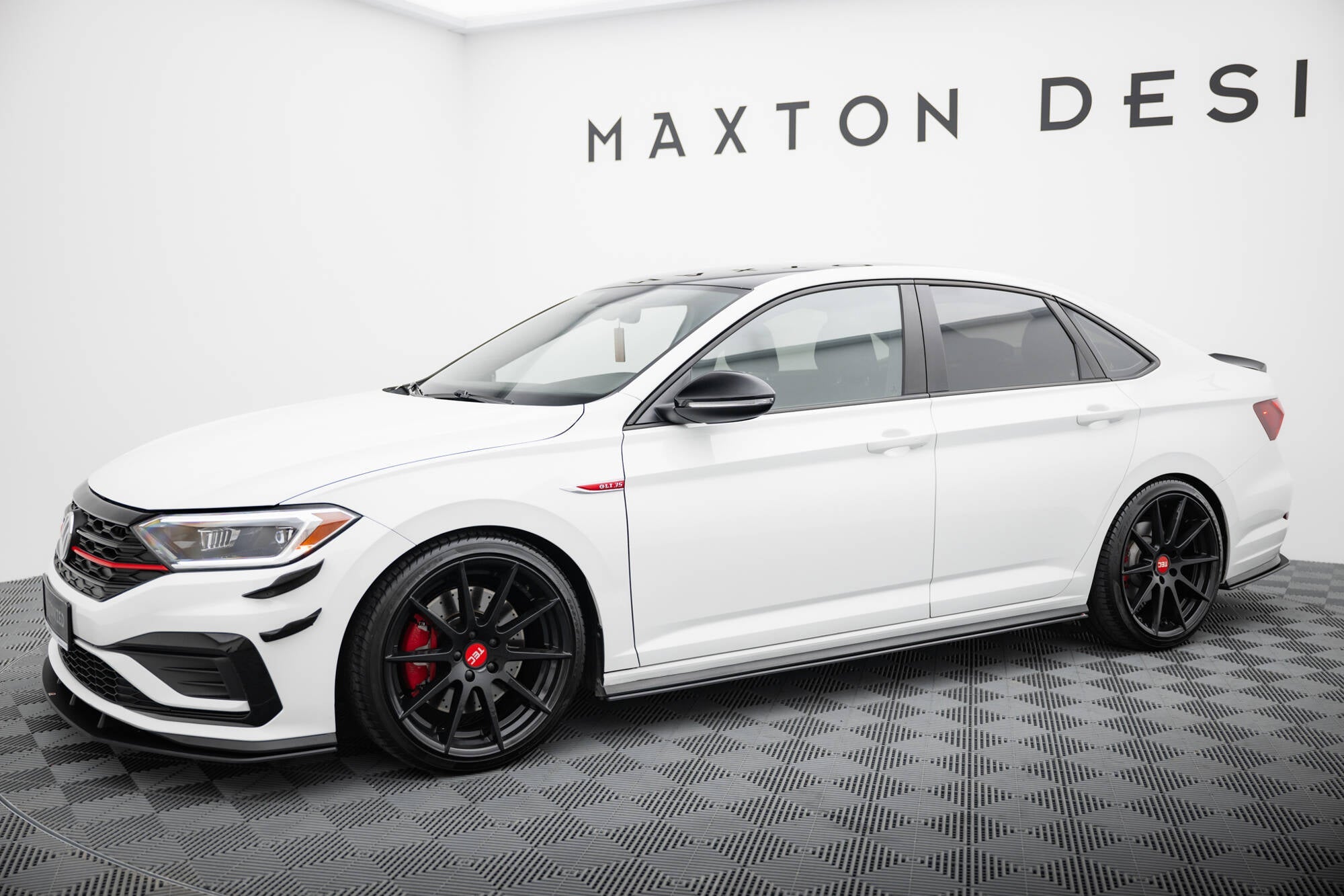 Maxton Design - Street Pro Seitenschweller Ansatz für VW Jetta GLI Mk7 - Aerowerk.