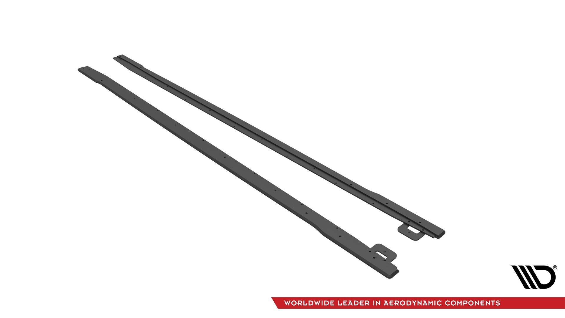 Maxton Design - Street Pro Seitenschweller V1 Ansatz für für Ford Mustang GT Mk6 Facelift - Aerowerk.