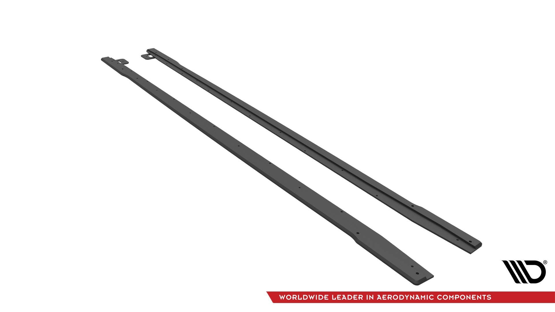 Maxton Design - Street Pro Seitenschweller V1 Ansatz für für Ford Mustang GT Mk6 Facelift - Aerowerk.