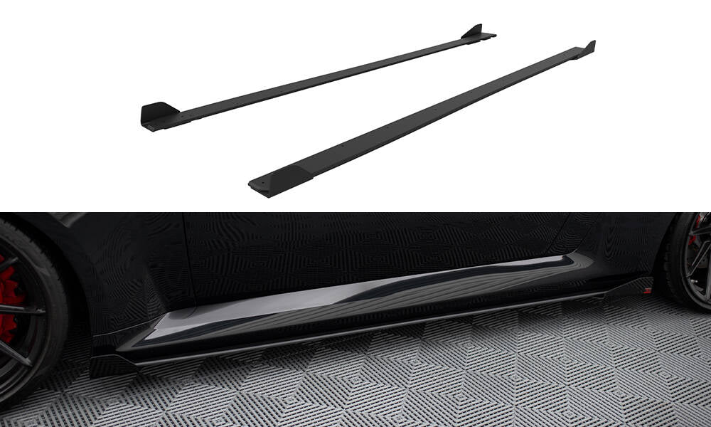 Maxton Design - Street Pro Seitenschweller V.1 + Flaps für BMW M2 G87 - Aerowerk.
