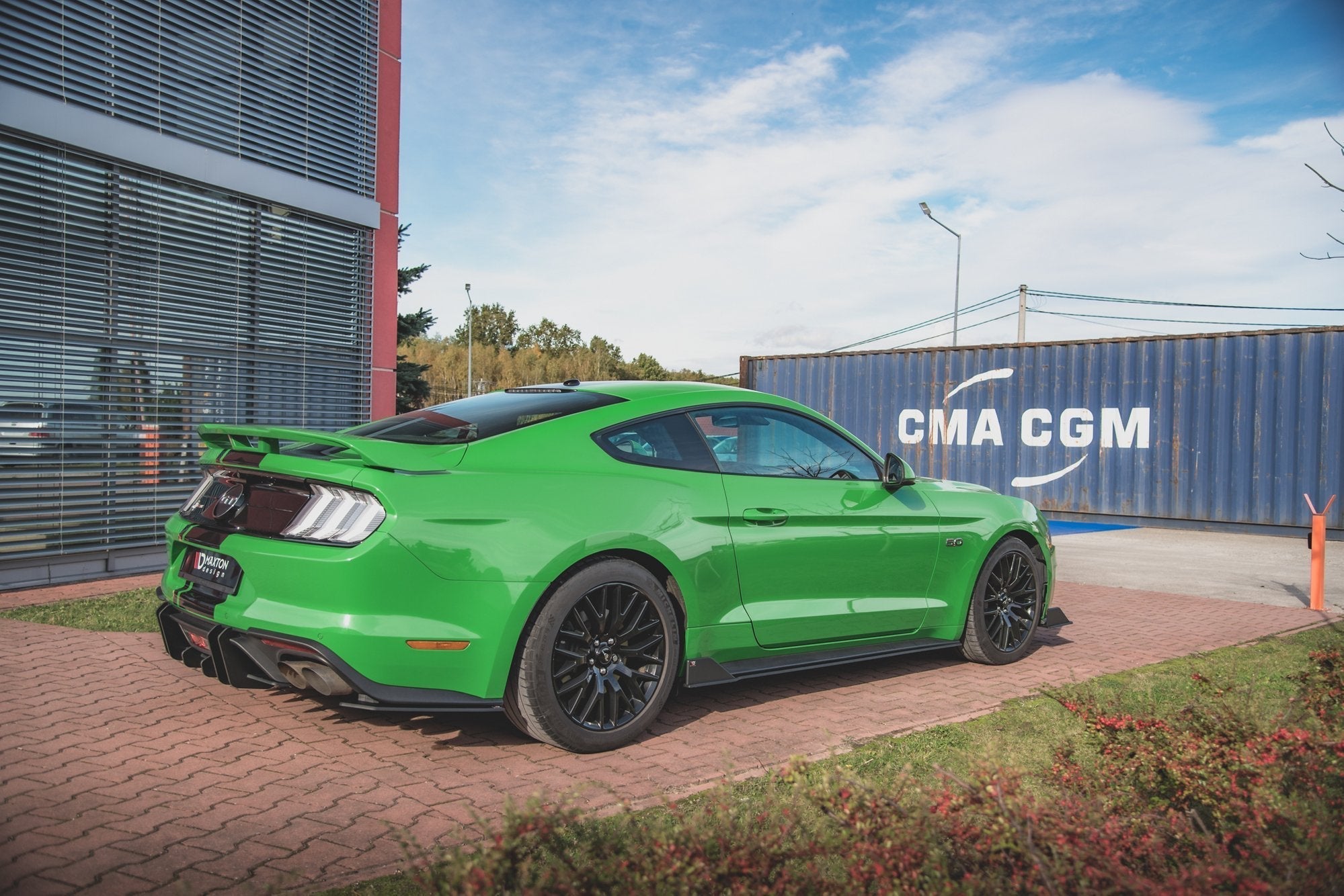 Maxton Design - Street Pro Seitenschweller V2 Ansatz für Ford Mustang GT Mk6 Facelift - Aerowerk.