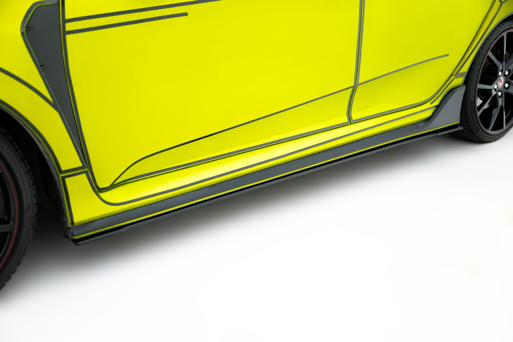 Maxton Design - Street Pro Seitenschweller V2 Ansatz für Honda Civic Type R Mk10 - Aerowerk.