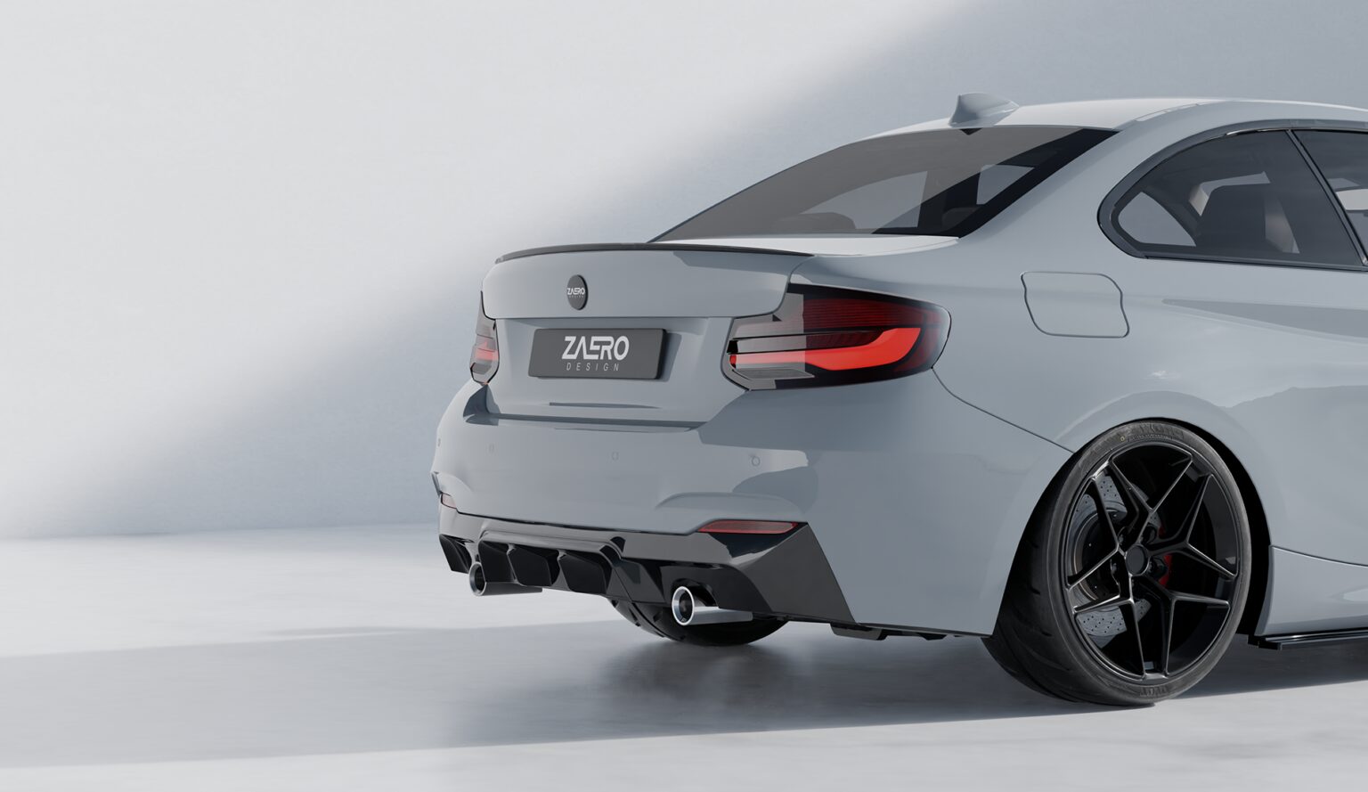 EVO-1 DIFFUSOR FÜR BMW 2ER F22 | F23 – M235 & M240 - Aerowerk.