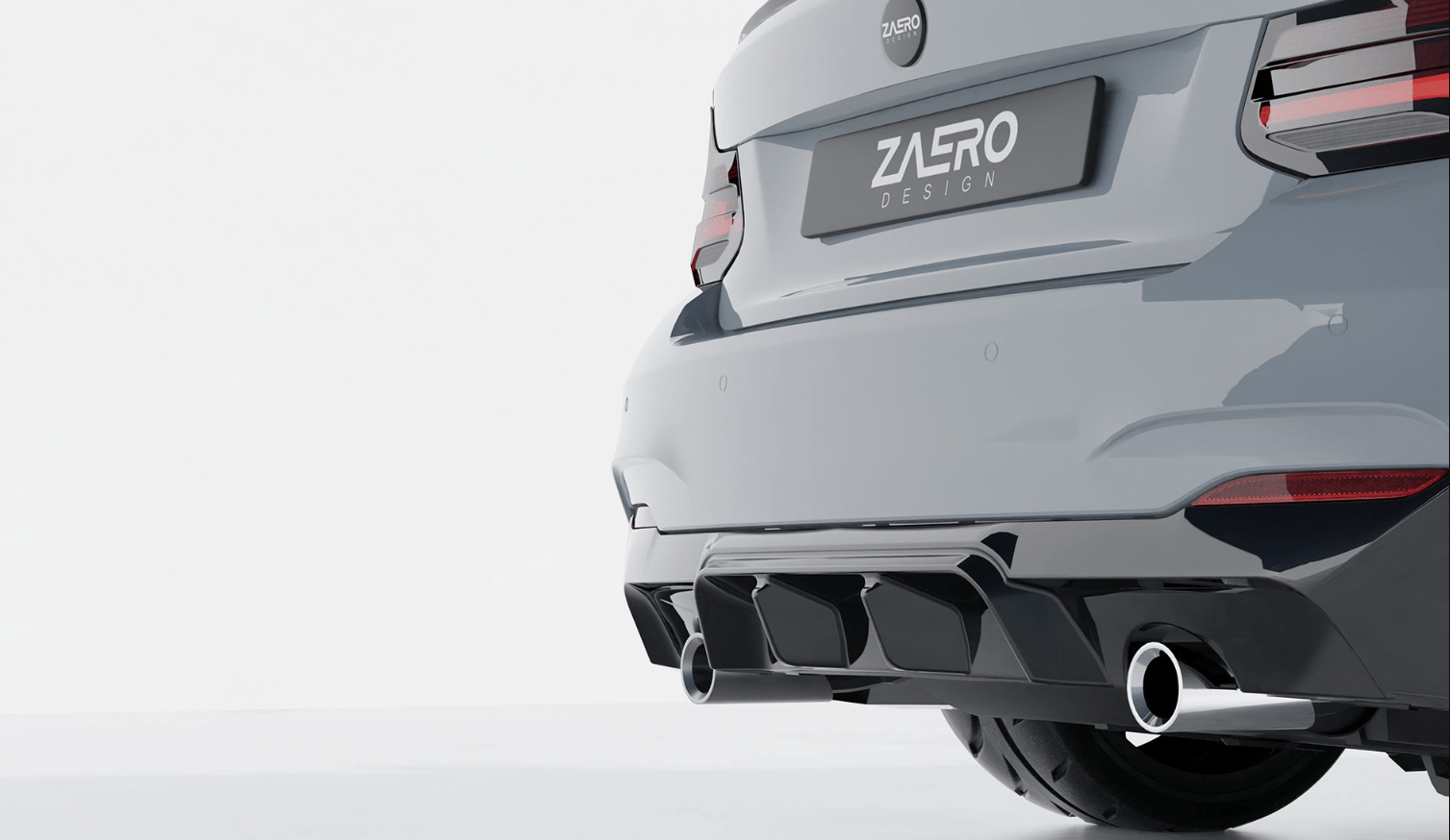EVO-1 DIFFUSOR FÜR BMW 2ER F22 | F23 – M235 & M240 - Aerowerk.